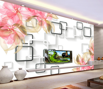 3D Transparent Flower 253 Wallpaper AJ Wallpaper 