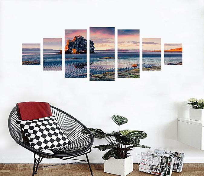 3D Big Stone 093 Unframed Print Wallpaper Wallpaper AJ Wallpaper 