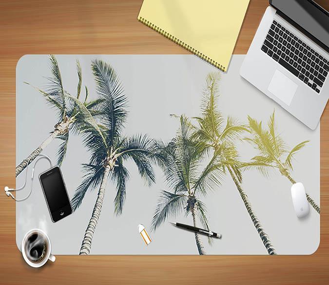 3D Coconut Tree 012 Desk Mat Mat AJ Creativity Home 