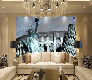 3D Art Carving Tower 962 Wallpaper AJ Wallpaper 2 