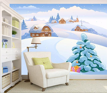 3D Snow Gift Box 180 Wallpaper AJ Wallpaper 