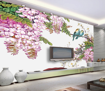 3D Bird Nesting 216 Wallpaper AJ Wallpaper 