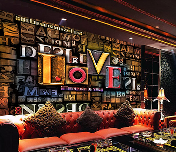 3D Carving Love Word 50 Wallpaper AJ Wallpaper 2 