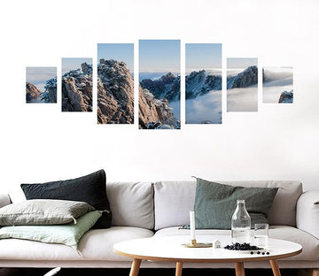 3D Beautiful Mountaine 039 Unframed Print Wallpaper Wallpaper AJ Wallpaper 