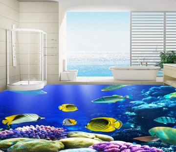 3D Coral 251 Floor Mural Wallpaper AJ Wallpaper 2 