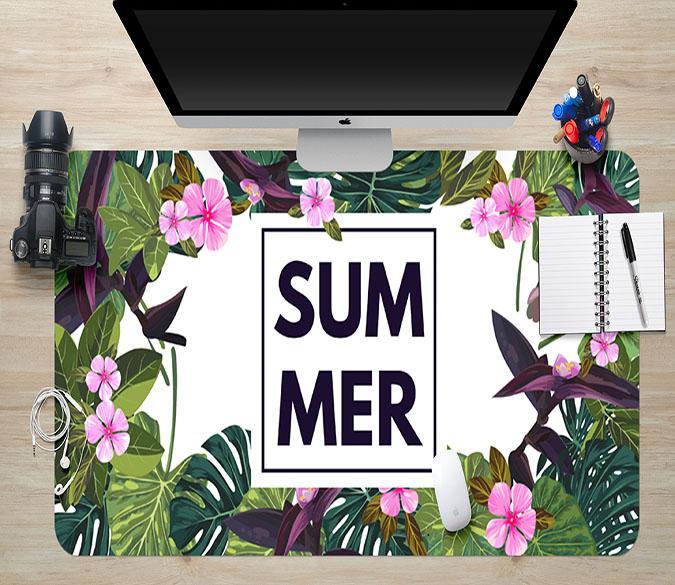 3D Surrounding Plants 085 Desk Mat Mat AJ Creativity Home 