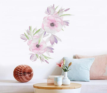 3D Gouache Flower 220 Wall Stickers Wallpaper AJ Wallpaper 