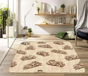 3D Car Pattern 097 Non Slip Rug Mat Mat AJ Creativity Home 