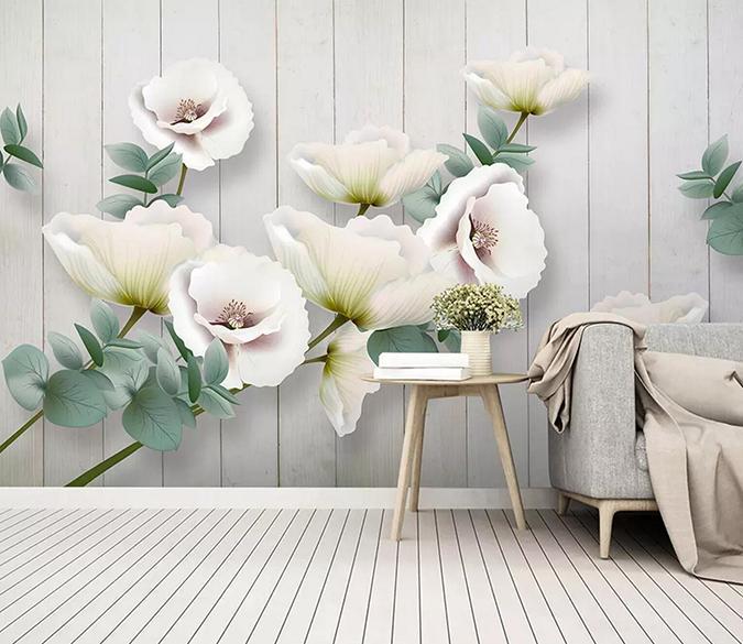 3D Bloom Flower 408 Wallpaper AJ Wallpaper 