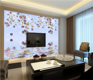 3D Small Flowers 332 Wallpaper AJ Wallpaper 