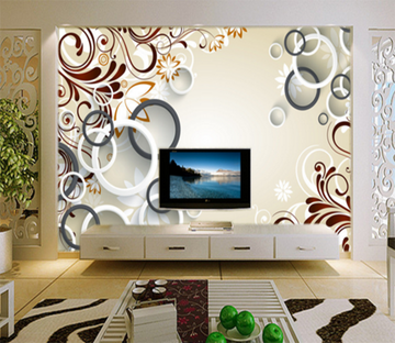 3D Overlapping Circle 119 Wallpaper AJ Wallpaper 