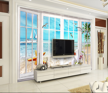 3D Sailing Seabirds 004 Wallpaper AJ Wallpaper 