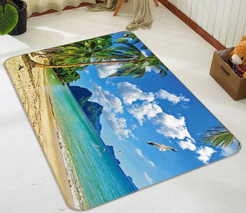 3D Beach Mountain 538 Non Slip Rug Mat Mat AJ Creativity Home 