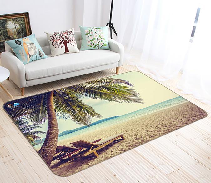 3D Coconut Chair 183 Non Slip Rug Mat Mat AJ Creativity Home 
