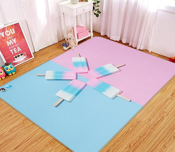3D Powder Sorbet 157 Non Slip Rug Mat Mat AJ Creativity Home 