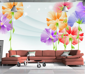 3D Flower Leaves 210 Wallpaper AJ Wallpaper 