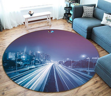 3D Rapid Light 101 Round Non Slip Rug Mat Mat AJ Creativity Home 