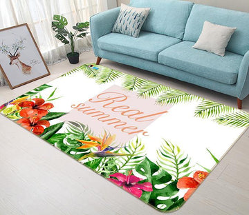 3D Safflower Plant 297 Non Slip Rug Mat Mat AJ Creativity Home 