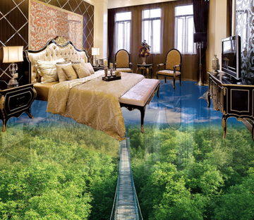 3D Boundless Forest 071 Floor Mural Wallpaper AJ Wallpaper 2 