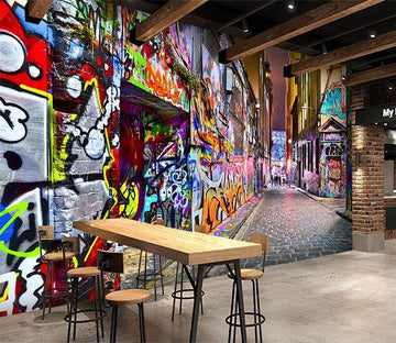 3D Painted Wall 657 Wallpaper AJ Wallpaper 