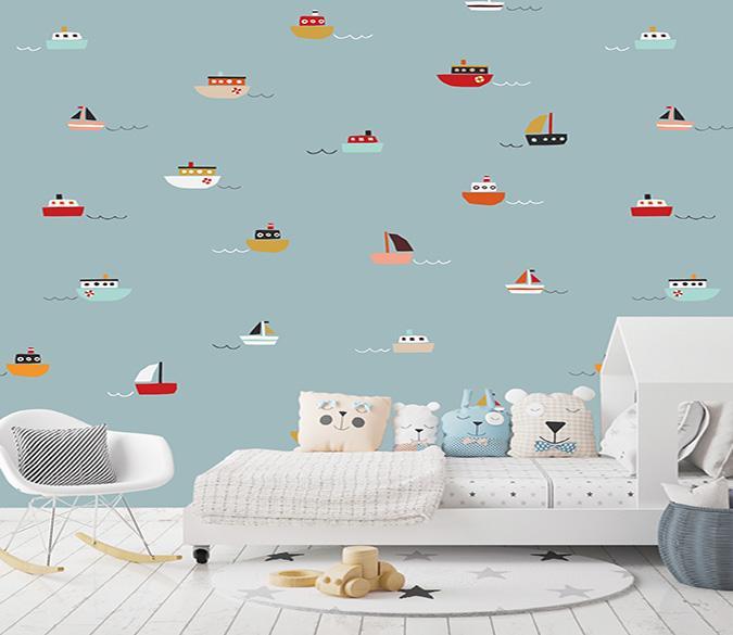 3D Cartoon Ship 089 Wallpaper AJ Wallpaper 