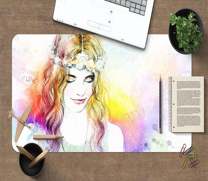 3D Painting Hanging Eye 072 Desk Mat Mat AJ Creativity Home 