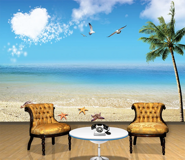 3D Beach Starfish 783 Wallpaper AJ Wallpaper 2 