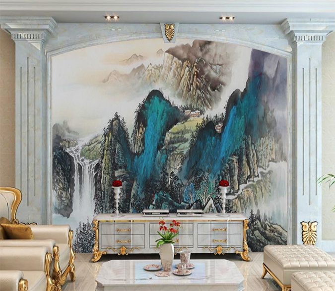 3D Landscape Painting 073 Wallpaper AJ Wallpaper 