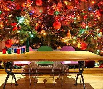 3D Christmas Sparkling Ornaments 157 Wallpaper AJ Wallpaper 