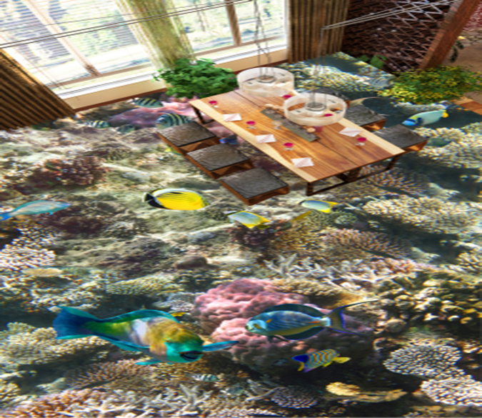 3D Naturally 034 Floor Mural Wallpaper AJ Wallpaper 2 