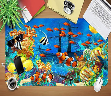 3D Underwater World 047 Desk Mat Mat AJ Creativity Home 