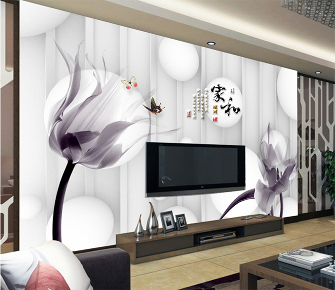 3D Butterfly Fragrance 279 Wallpaper AJ Wallpaper 