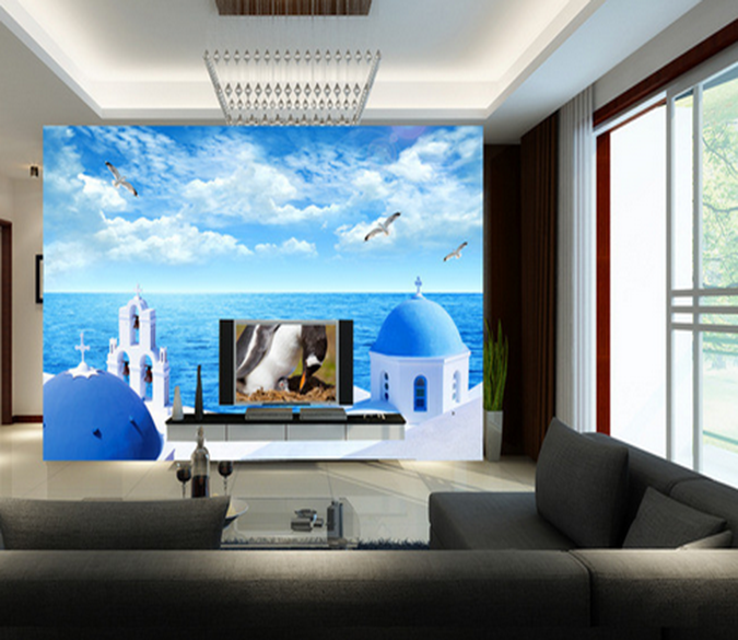 3D Roof Bird 778 Wallpaper AJ Wallpaper 