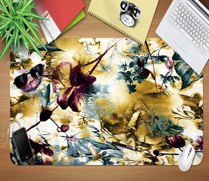 3D Painting Leaves 134 Desk Mat Mat AJ Creativity Home 
