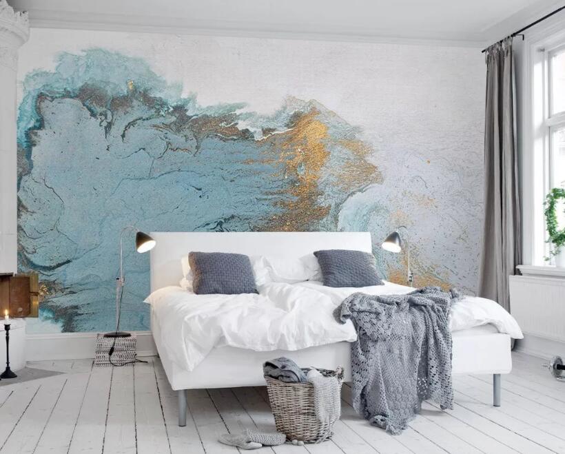 3D Blue Abstract WG536 Wall Murals