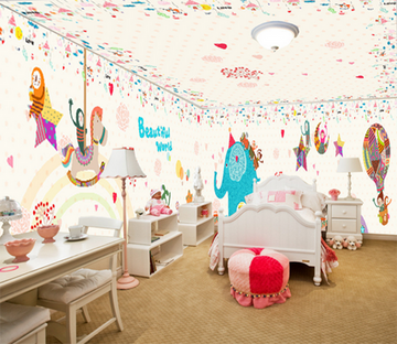 3D Surrounding Flowers 481 Wallpaper AJ Wallpaper 