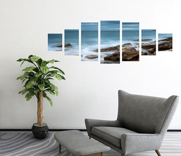 3D Lighthouse Sea 116 Unframed Print Wallpaper Wallpaper AJ Wallpaper 