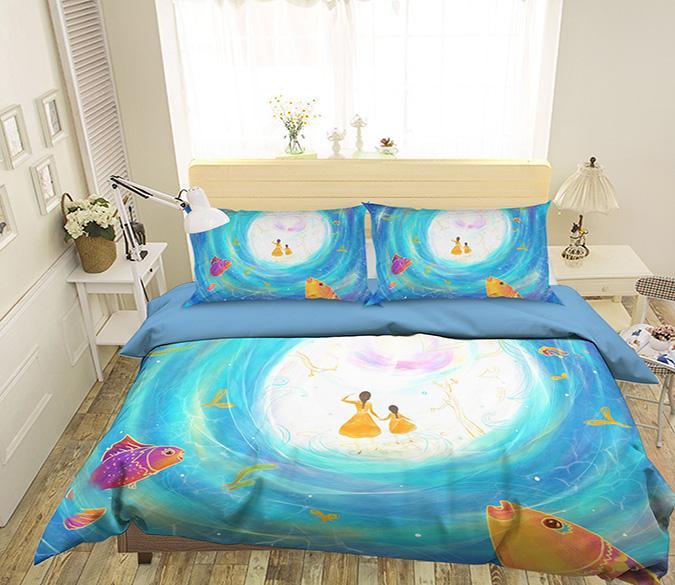 3D Illustration Children 085 Bed Pillowcases Quilt Wallpaper AJ Wallpaper 