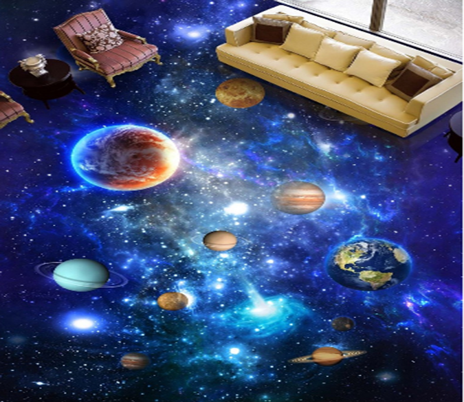3D Beautiful Planet 004 Floor Mural Wallpaper AJ Wallpaper 2 