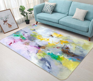3D Wave Color 306 Non Slip Rug Mat Mat AJ Creativity Home 