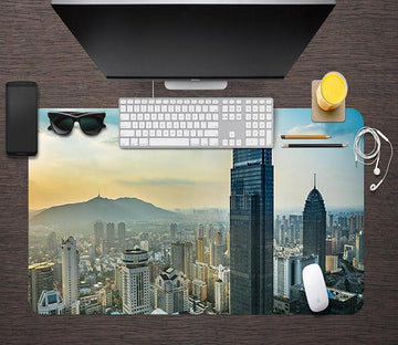 3D Building Hill 015 Desk Mat Mat AJ Creativity Home 