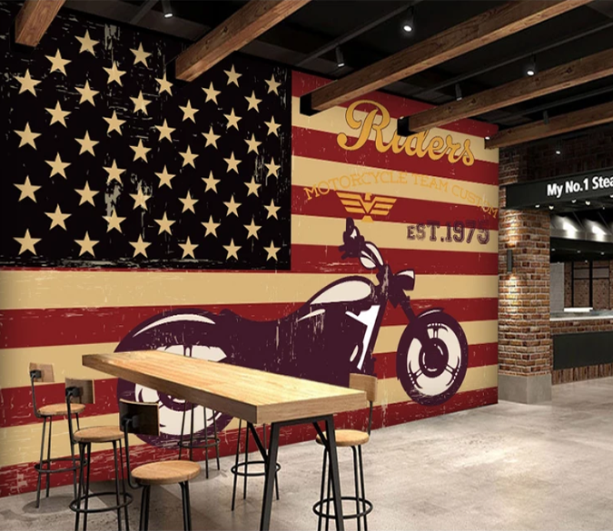 3D Motorcycle Flag 905 Wallpaper AJ Wallpaper 2 