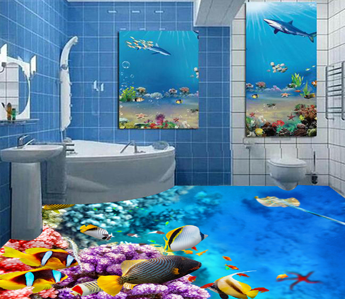 3D Beautiful Coral 195 Floor Mural Wallpaper AJ Wallpaper 2 