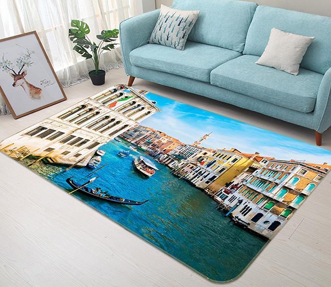 3D Venice River 631 Non Slip Rug Mat Mat AJ Creativity Home 
