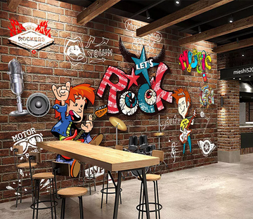 3D Cartoon Music 133 Wallpaper AJ Wallpaper 2 