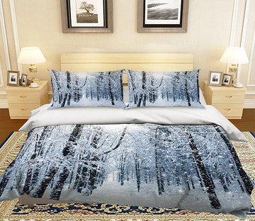 3D Sunshine Snow Tree 129 Bed Pillowcases Quilt Wallpaper AJ Wallpaper 