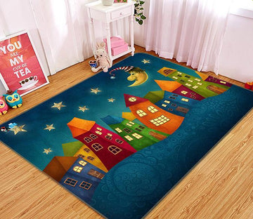 3D Cartoon Moon 751 Non Slip Rug Mat Mat AJ Creativity Home 