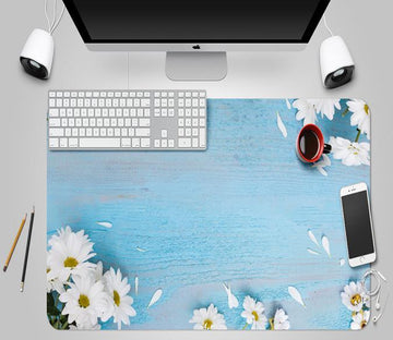 3D Daisy Petals 044 Desk Mat Mat AJ Creativity Home 