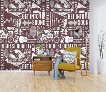 3D Musical Instrument Symbol 049 Wallpaper AJ Wallpaper 