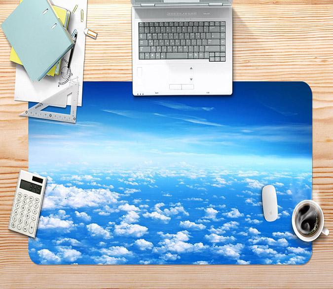 3D Sky Cloud 067 Desk Mat Mat AJ Creativity Home 